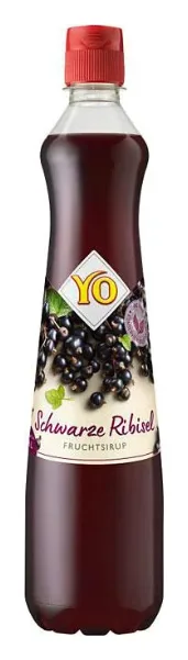 Yo Sirup Schwarze Ribisel Sirup 0,7L