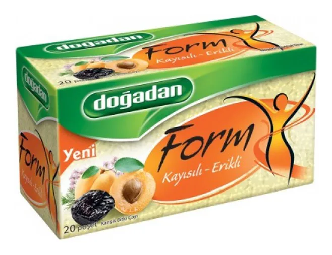 Dogadan Form gemischter Kräutertee mit Aprikose/Pflaume 20pcs