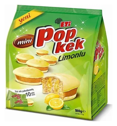 Eti Pop Kek Mini Lemon 144g