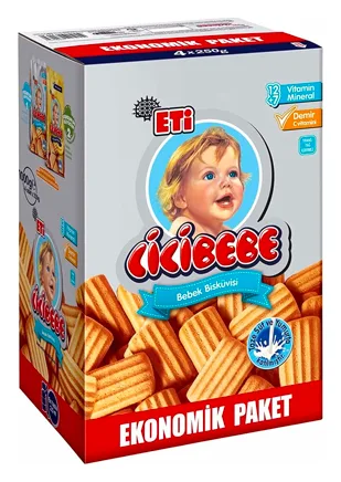 Eti Cicibebe Baby Keks (4x250g)
