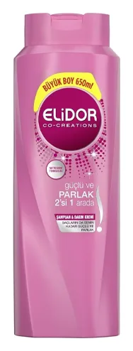 Elidor Shampoo Güclü ve Parlak 2si 1 arada 500ml