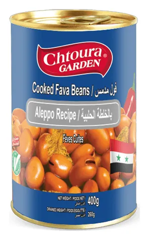 Chtoura Garden Gekochte Fava Aleppo Recept 400g