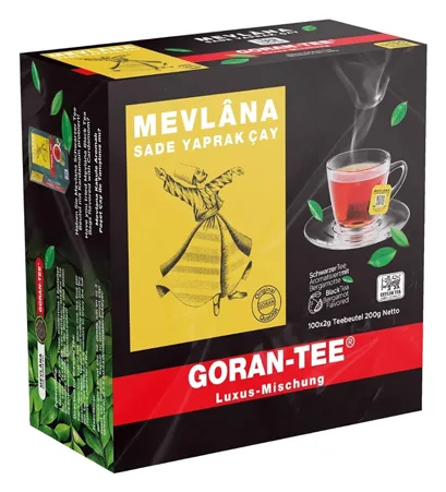 Mevlana Schwarzer Beutel Tee 100 Beutel