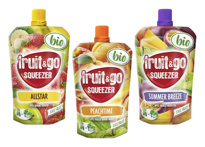 Fruit & Go Squeezer Bio (Allstar, Peachtime, Summer) 100g