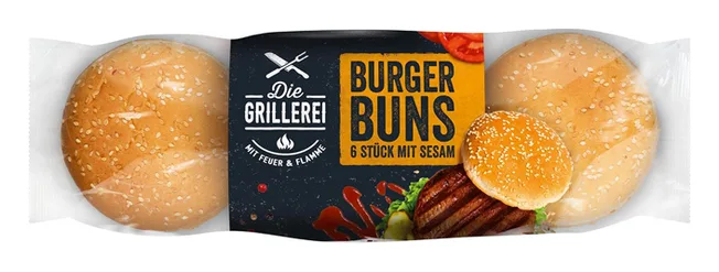 Die Grillerei Burger Brot 6er 300g