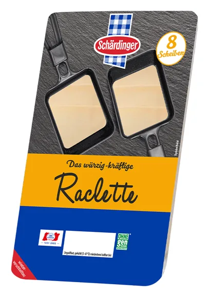 Schärdinger Raclette in Scheiben 150g