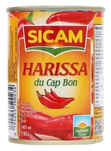 Sicam Harissa Scharfe Gewürzpaste 135g
