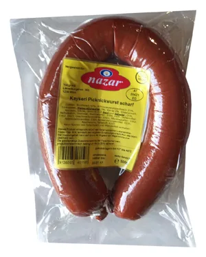 Nazar Kayseri Picknickwurst Scharf 500g