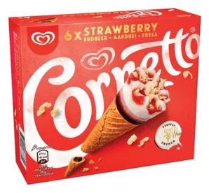Cornetto Strawberry 6x540ml