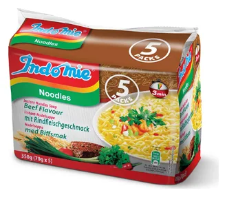 Indomie Noodles mit Rindfleischgeschmack 5x70g