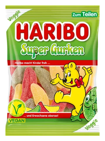 Haribo Super Gurken Veggie 175g