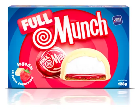 Jaffa Munch Full Erdbeere 128g