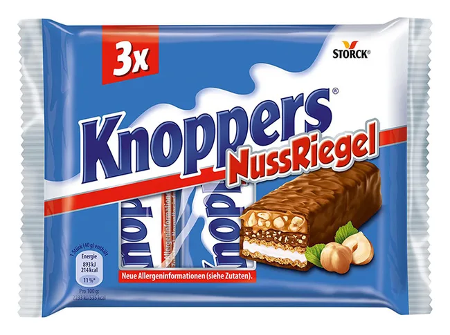 Knoppers NussRiegel 3er