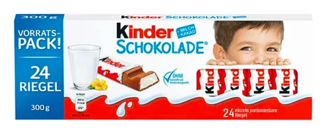 Kinder Schokolade Riegel 24pcs