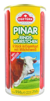 Egetürk Pinar Rindswürstchen 550g