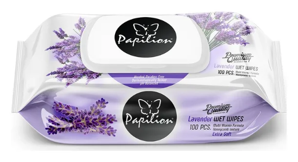 Papilion Feuchttücher Lavendel 100pcs