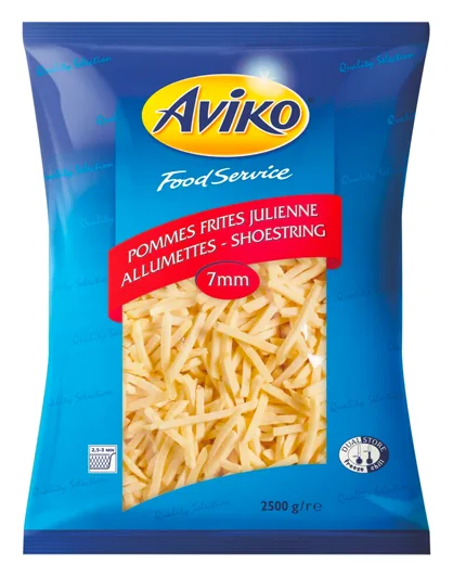 - Aviko Pommes 7x7mm 2,5kg