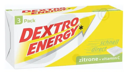Dextro Energy Zitrone 3er Würfel 138g