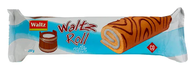 Waltz Roll Biskuit mit Milchgeschmack-Füllung 180g