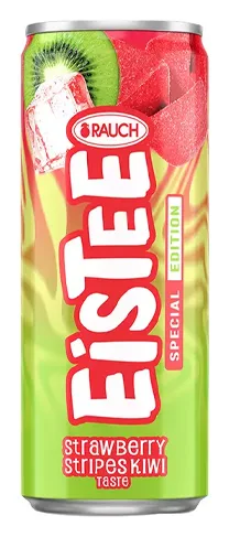 Rauch Eistee Strawberry Stripes Kiwi 330ml