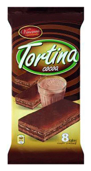 Vincinni Tortina Cocoa 200g