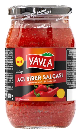 Yayla Aci Biber Salçasi / Paprikamark scharf 370g