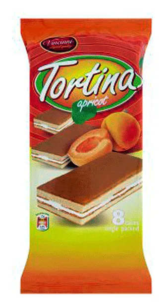 Vincinni Tortina Apricot 200g