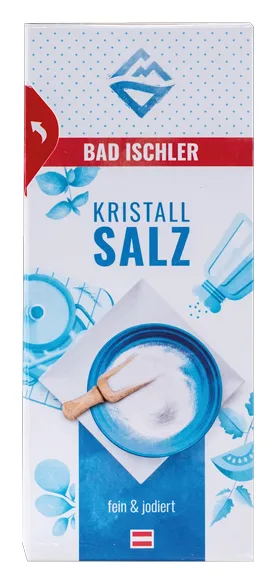 Bad Ischler Kristall Salz 500gr