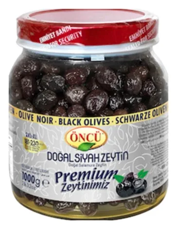Öncü Dogal Schwarze Oliven 1000g
