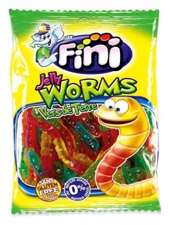 Fini Jelly Clear Worms 75g