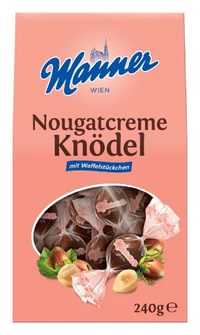 Manner Nougatcreme Knödel 240g
