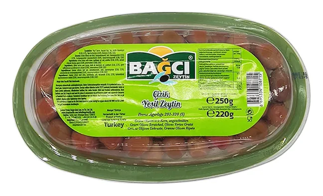 Bagci Grüne Oliven geritzt 250g