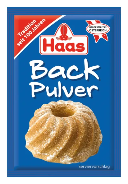 Haas Backpulver 3er pack 16g