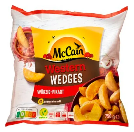 McCain Western Wedges Würzig-Pikant 750g