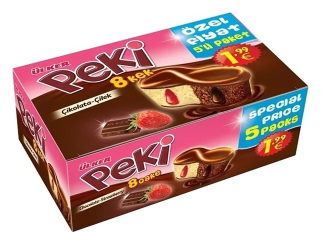 Ülker Peki 8 Kek Cilek 5x42g