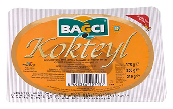 Bagci Grüne Oliven Kokteyl 200g