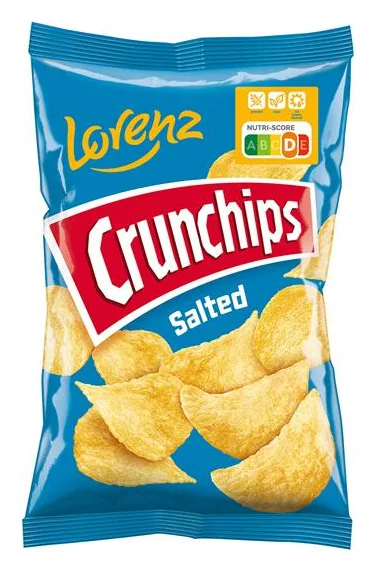 Lorenz Crunchips Salted 150gr