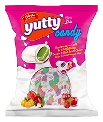 Ciloglu Yutty Candy Kaubonbons mit Fruchtfüllung 250g