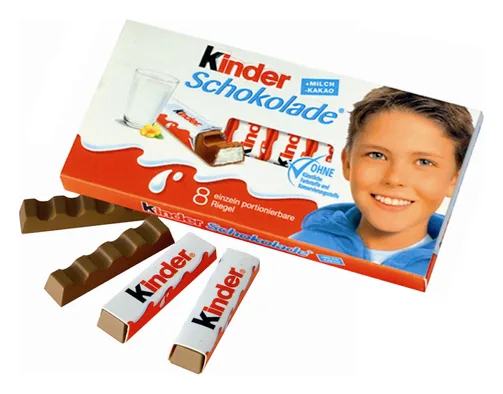 Kinder Schokolade 8 Riegel 100g