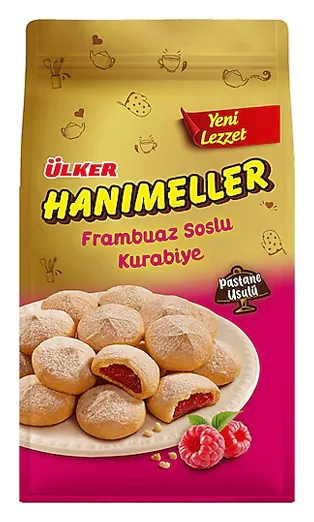 Ülker Hanimeller Kekse mit Himbeersoße 150g