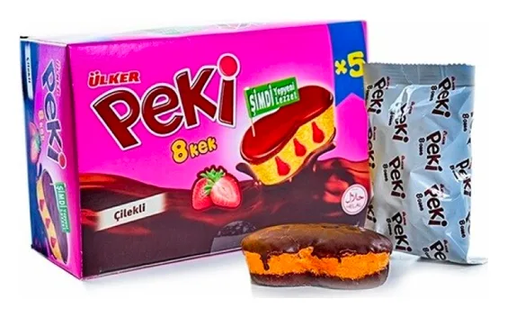 Ülker Peki 8 Kek Orman Meyveli (5x42g)