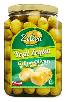 Zeliva Grüne Oliven in Salzlake 400g
