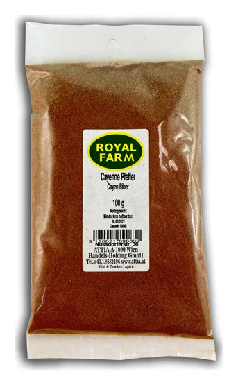 Cayenne Pfeffer gemahlen Royal Farm 100g