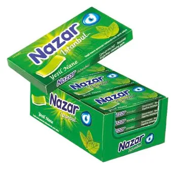 Nazar Istanbul Pfefferminze Kaugummi 27g