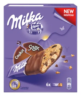 Milka Cookie Snax 165g