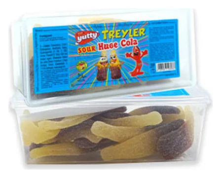 Yutty Treyler Sour XXL Cola Bottles 200g
