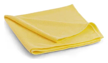 Mikrofasertuch glatt gelb 5x 40x40 cm
