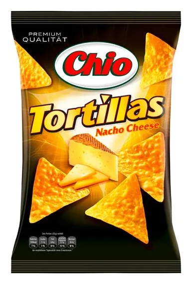Chio Tortillas Nacho Cheese 110g
