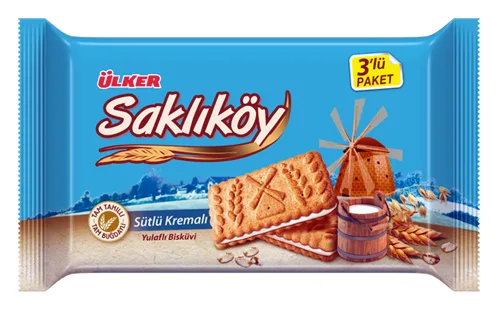 Ülker Sakliköy Sütlü Kremali 3x88g