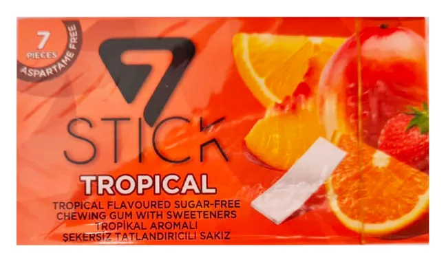 7 Stick Tropical Sugar Free 29g